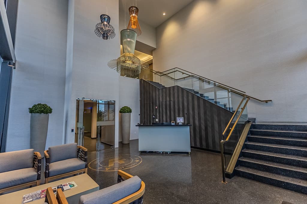 Front foyer inside the headquarters