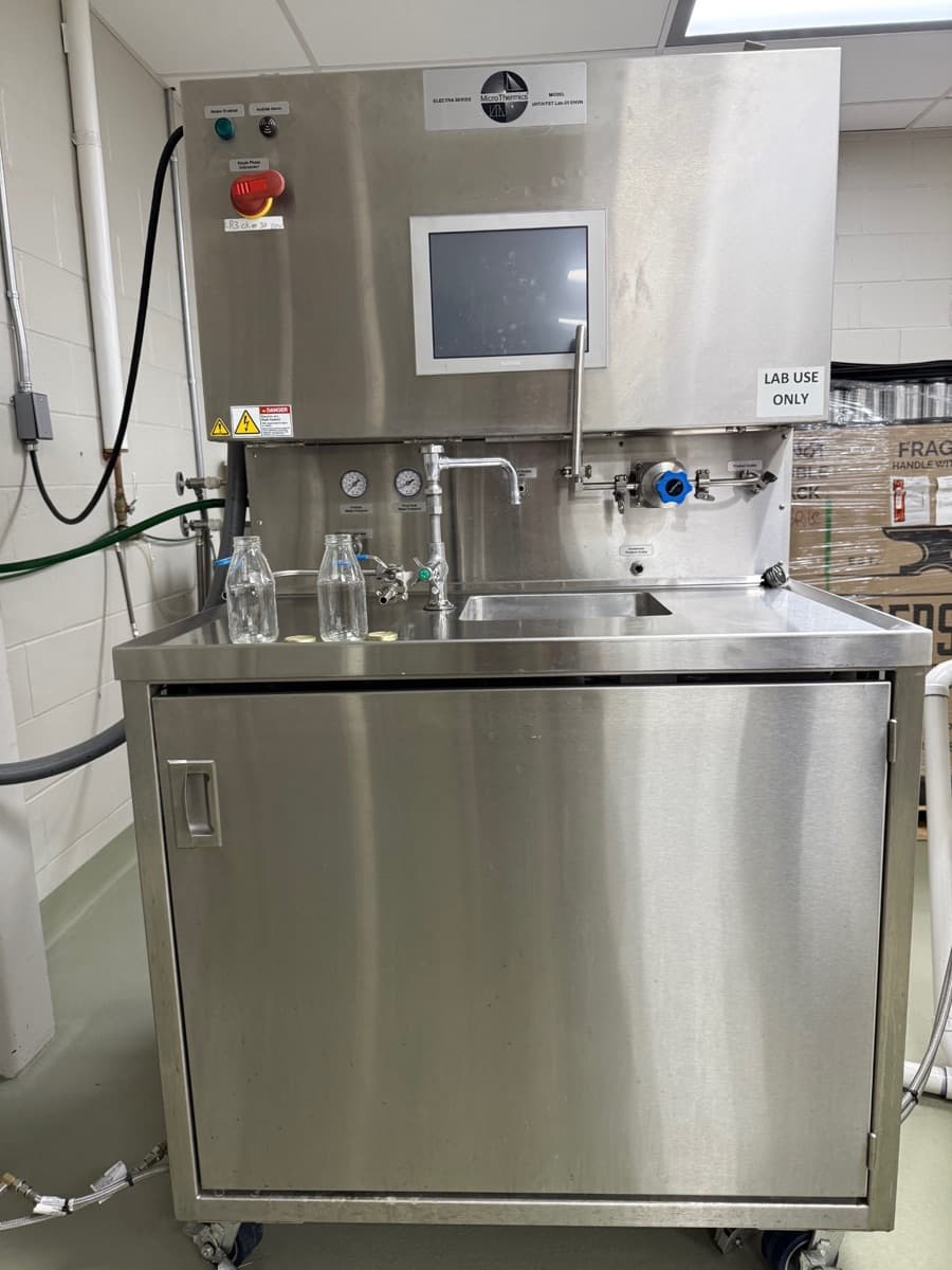 Allen Flavors pilot lab equipment used for scale-up runs